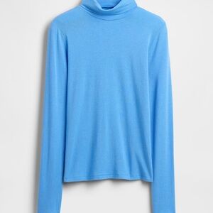 GAP Royal Blue Feather Turtleneck size XXL